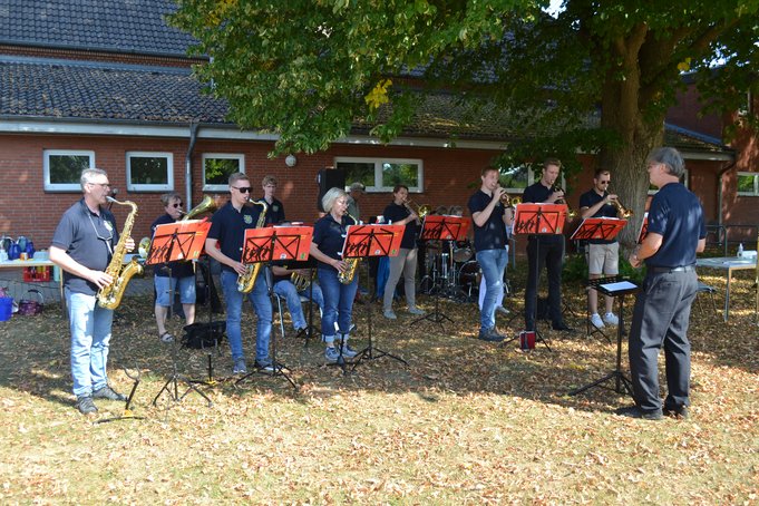 Feuerwehrmusikzug Amt Nortorfer Land beim Schnuppertag 2022