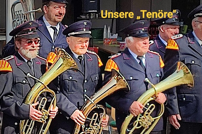 Tenöre des Feuerwehrmusikzuges Kaltenhof