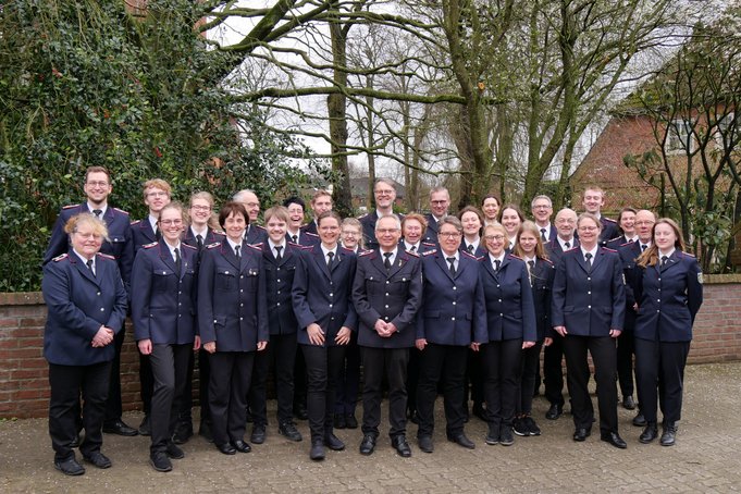 Feuerwehrmusikzug Amt Nortorfer Land beim Frühlingskonzert 2025